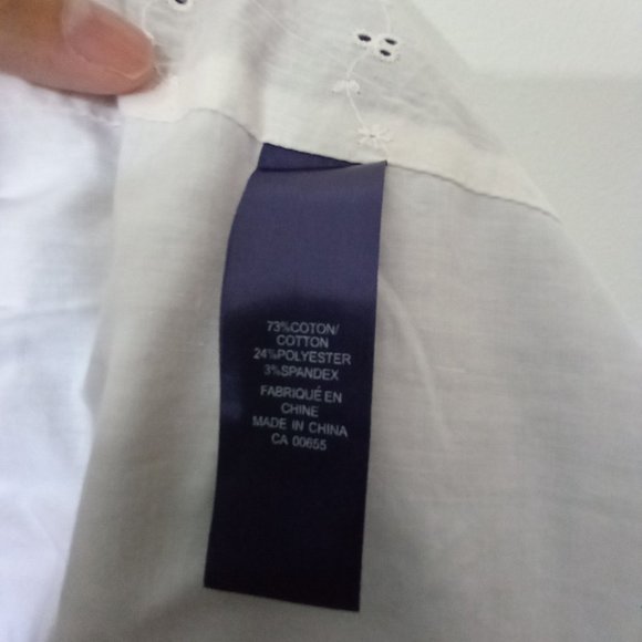 Blouse-jacket, short sleeves, lined, Reitmans women's size 12-Petite / US size 6 - Picture 11 of 13